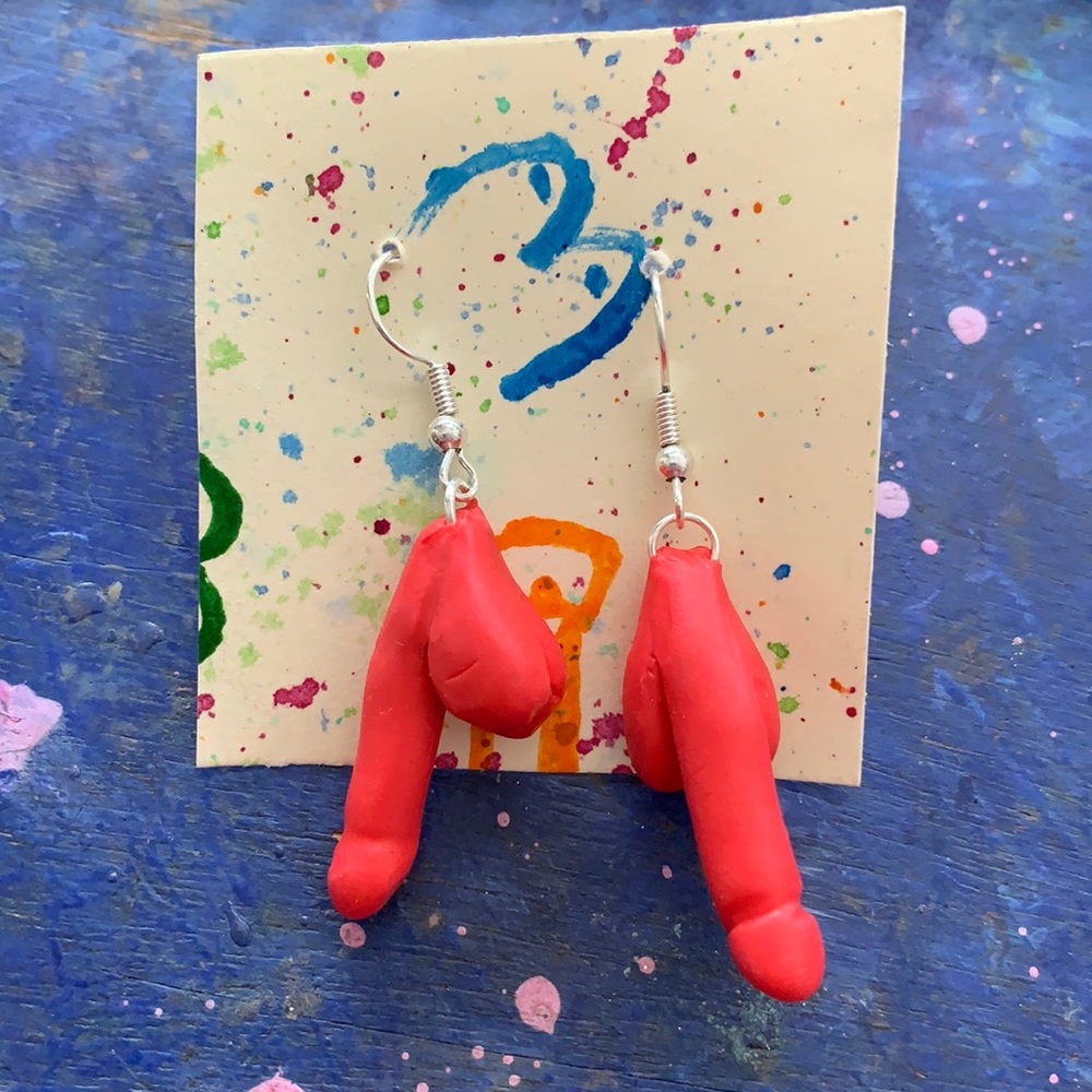 Penis Earrings